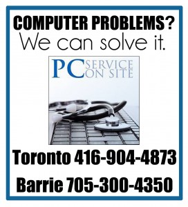 in home computer repair Toronto, Computer repair Toronto, slow computer